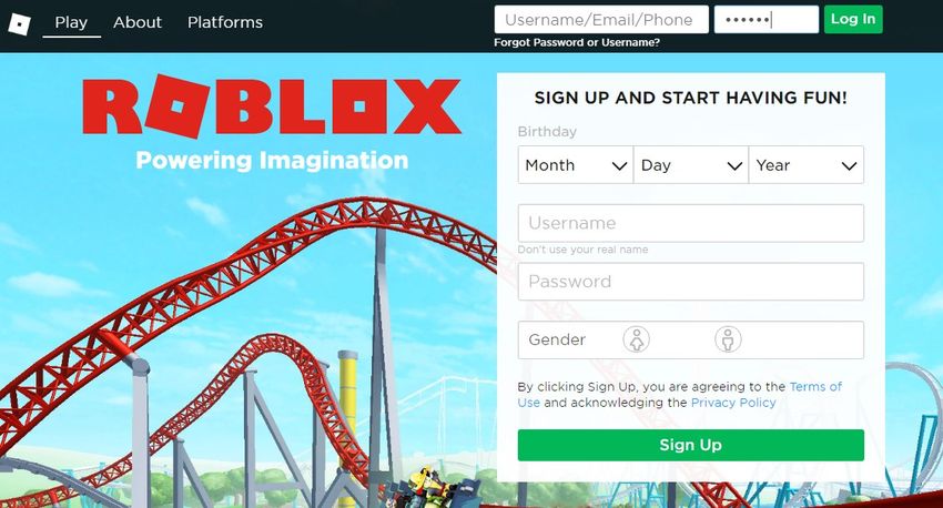 Roblox Passwords And Usernames Not Banned